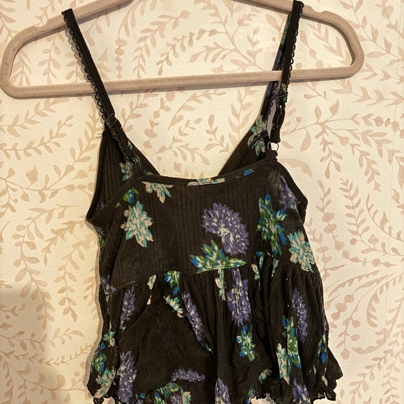 Euc Free People Floral cropped Camisole Top - Picture 3 of 4